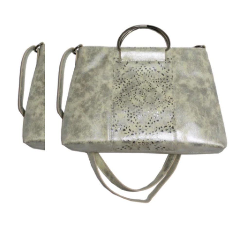 Purse, New Dreamsicle Ring Satchel in Silver